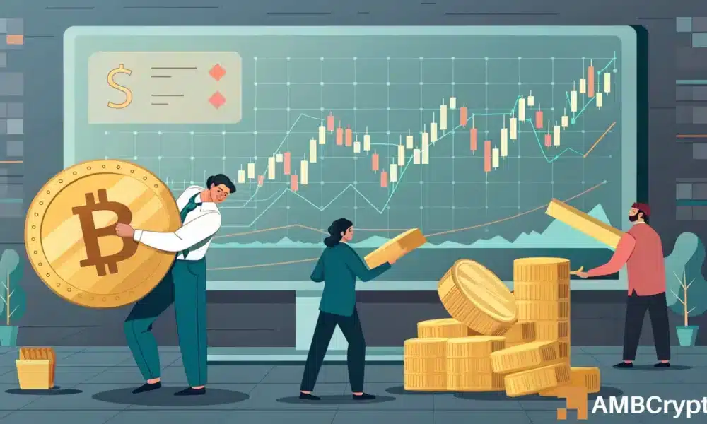 Gold falls, Bitcoin rises: $1B USDT mint signals a major shift